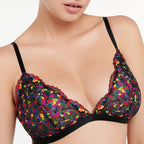 Soutien-Gorge Steamy Floral - Noir - Savage X Fenty