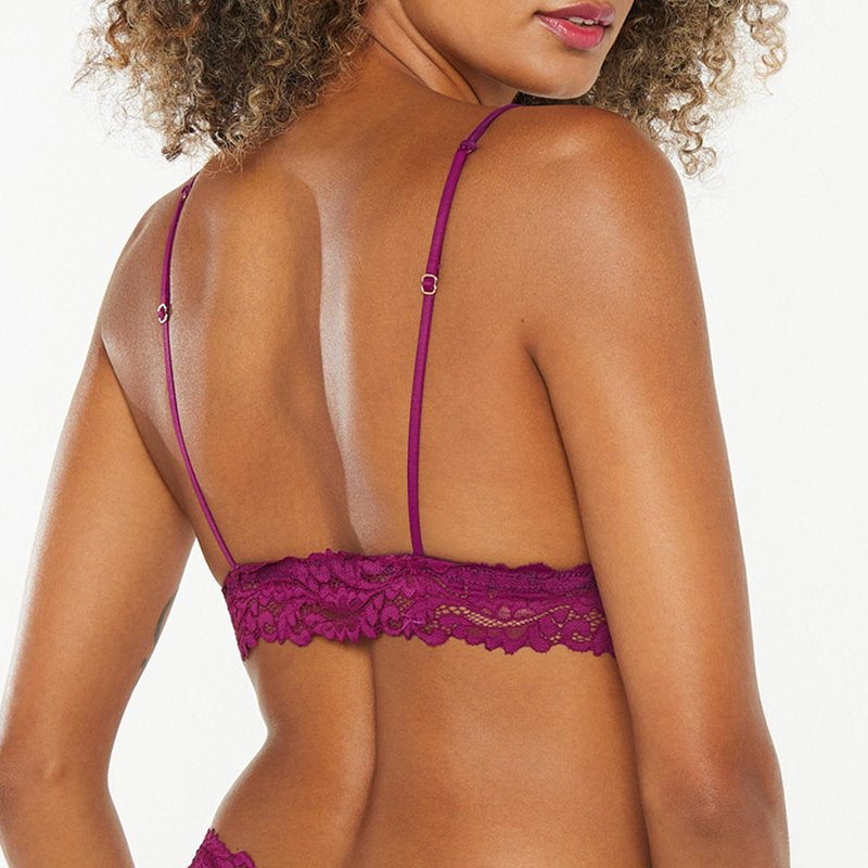 Dotted Mesh Bralette - Purple - Savage X Fenty