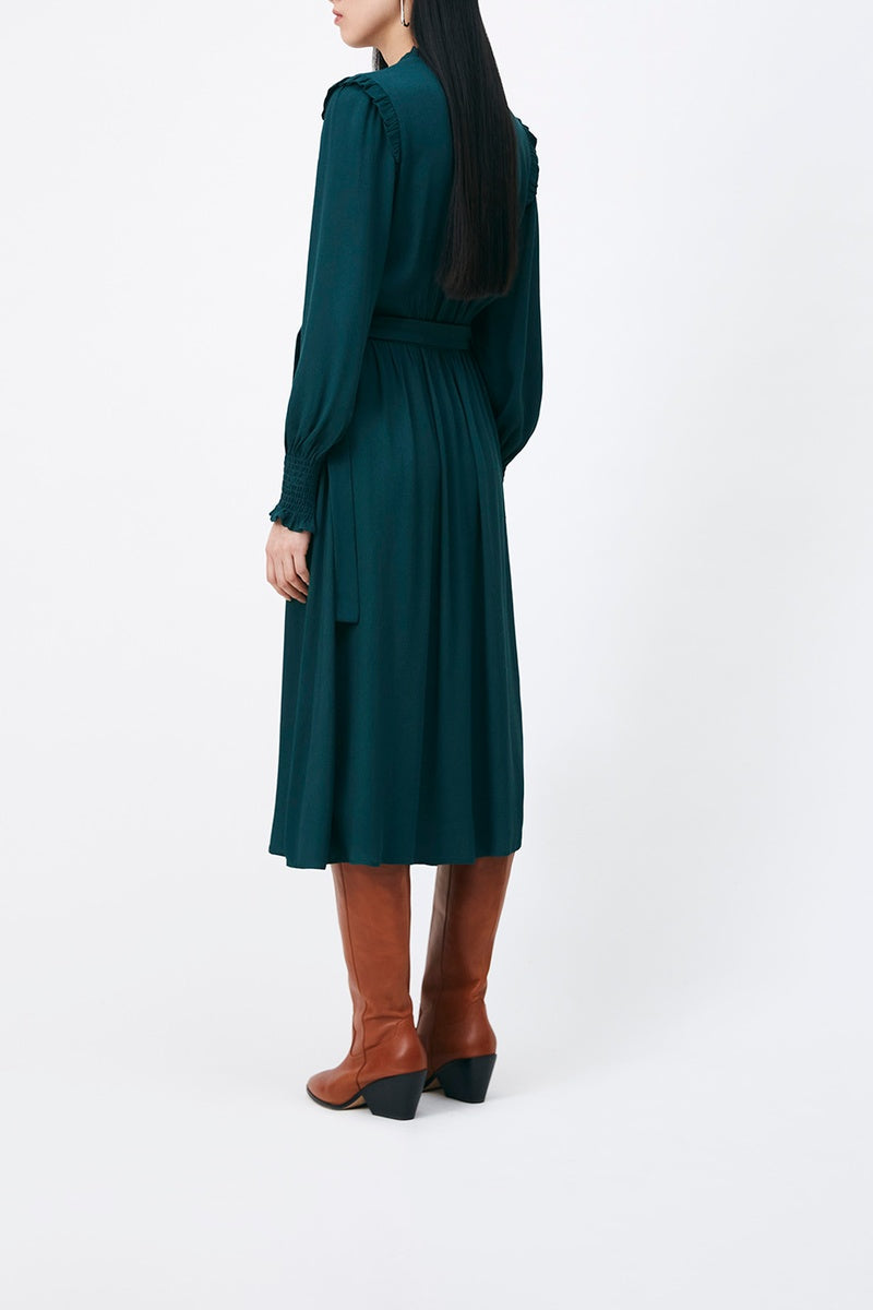 Vestido Midi Cabaret - Verde Oscuro