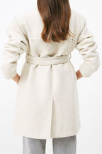 Eleonor Wool Coat - Flecked Beige
