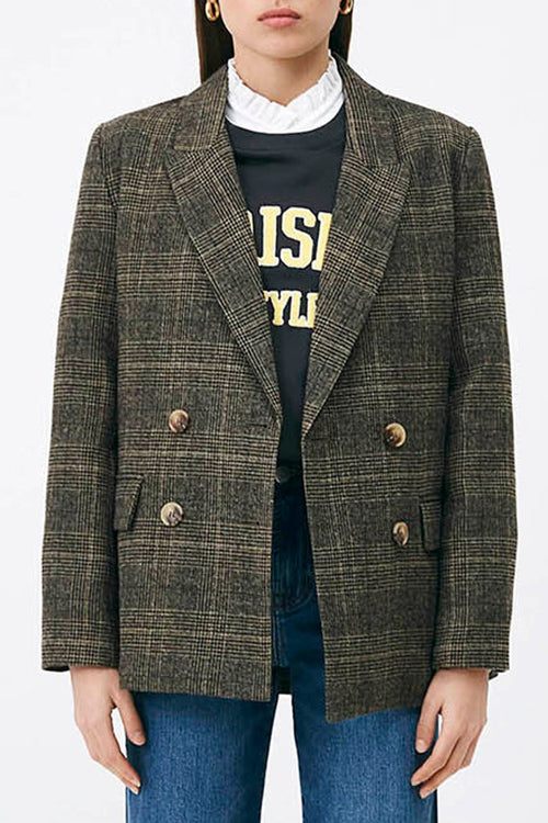 Veste En Laine Dixie - Taupe