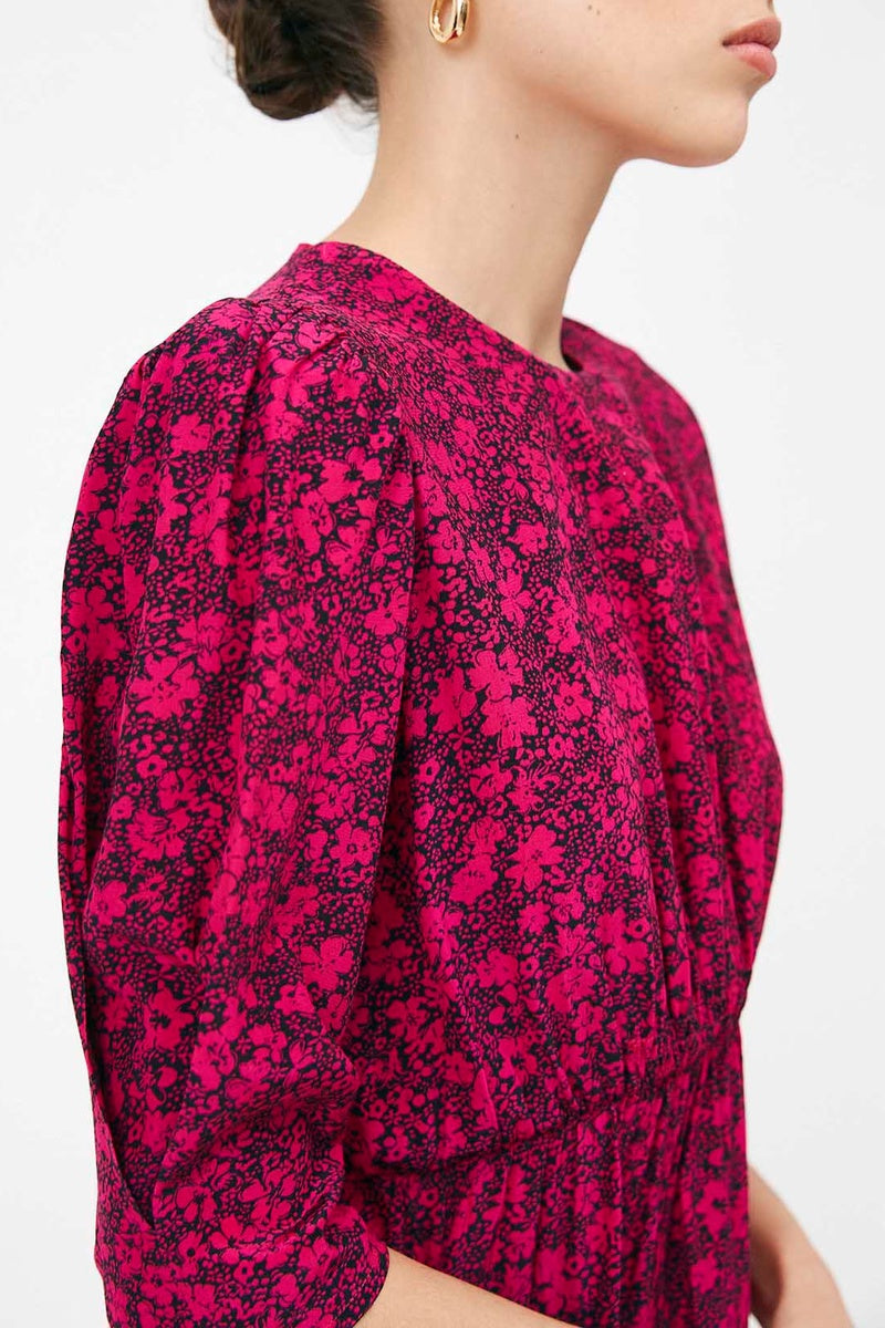 Civi Skater Dress - Fuchsia