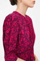 Vestido skater Civi - Fucsia