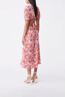 Vestido midi Carry - Naranja