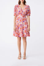 Celia Skater Dress - Orange