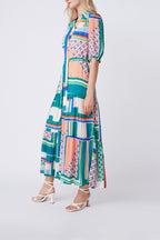 Vestido largo Chaida - Verde