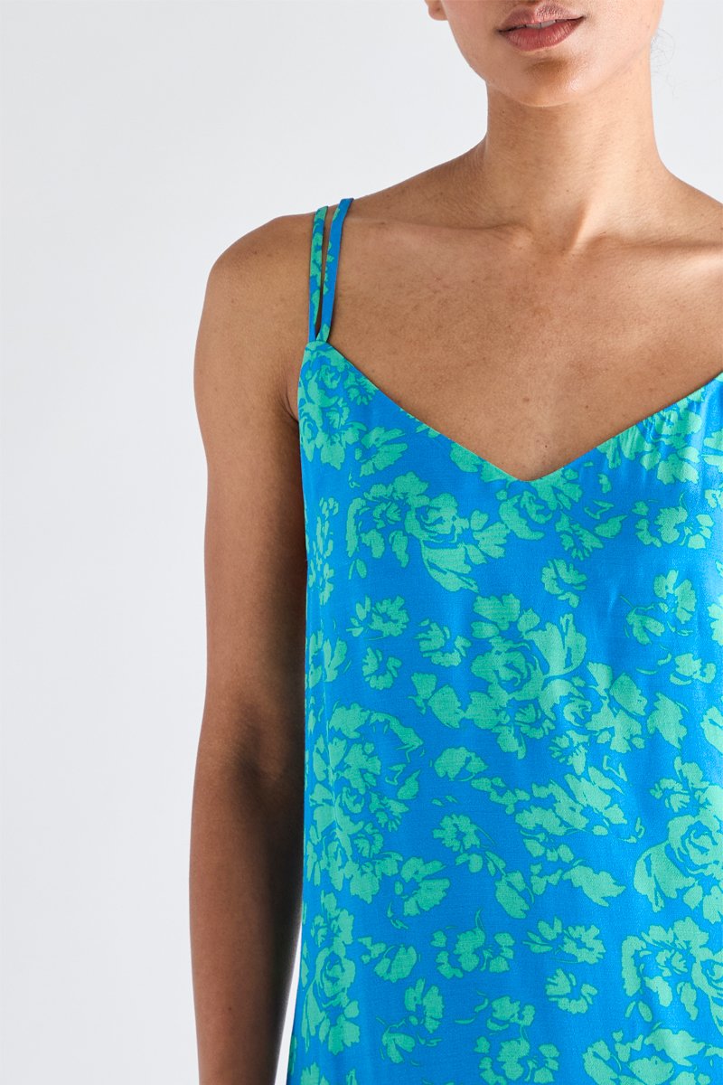 Robe Longue Cara - Bleu