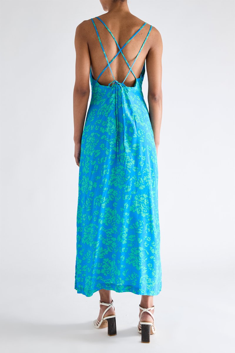 Robe Longue Cara - Bleu