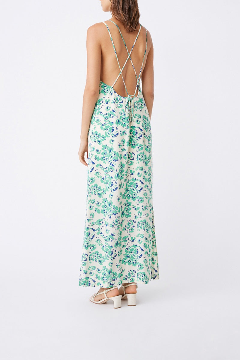 Cara Long Dress - White