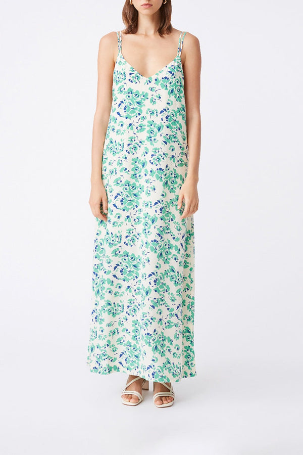 Cara Long Dress - White
