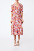 Vestido Midi Casey - Naranja
