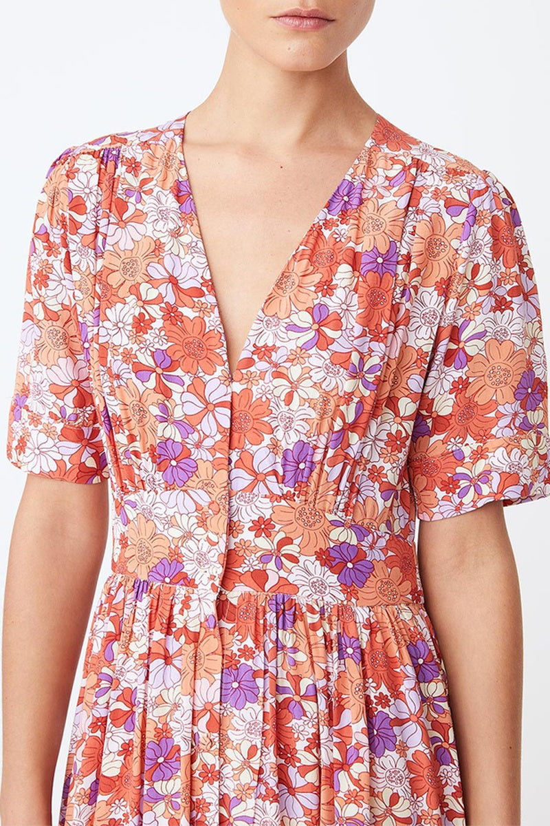 Vestido Midi Casey - Naranja