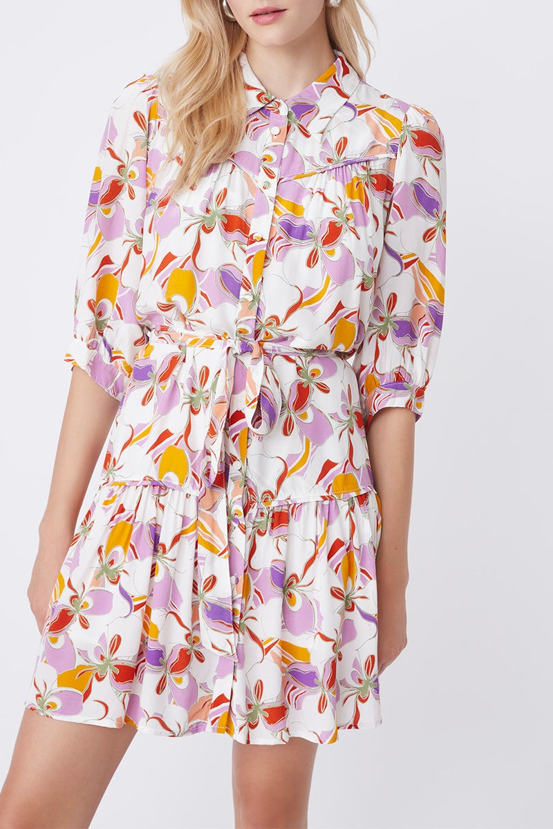 Robe Chemise Colombe - Mauve
