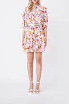 Robe Chemise Colombe - Mauve