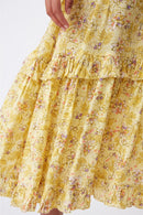 Vestido midi Carine - Amarillo
