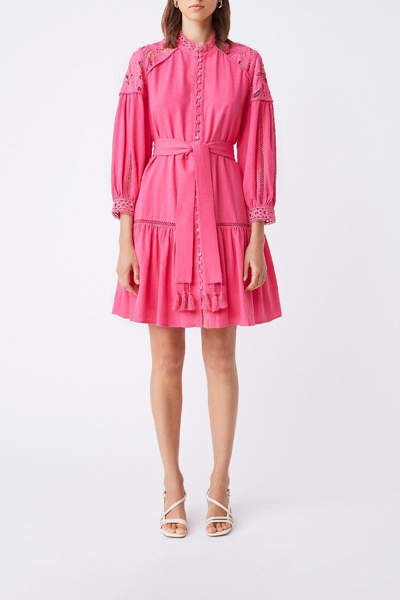 Chama Skater Dress - Fuchsia