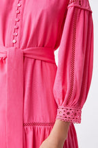 Chama Skater Dress - Fuchsia