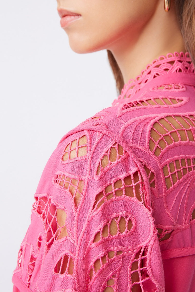 Chama Skater Dress - Fuchsia
