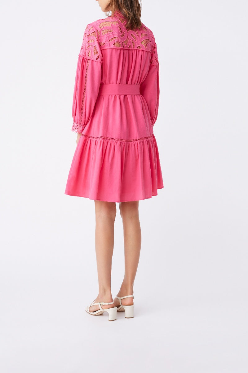 Chama Skater Dress - Fuchsia