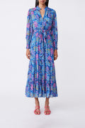 Robe Longue Cendra - Bleu