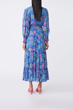 Robe Longue Cendra - Bleu