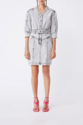Vestido Recto Vaquero Clodia - Gris