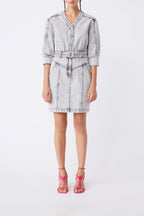 Vestido Recto Vaquero Clodia - Gris
