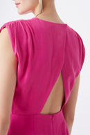 Vestido tubo Cwerty - Fucsia