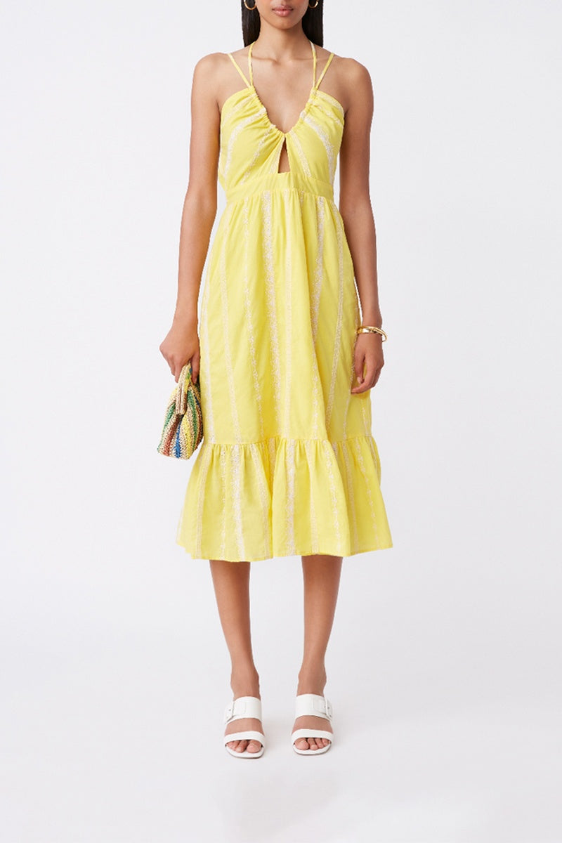 Robe Midi Casa - Jaune