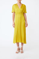 Vestido midi Cosima - Amarillo