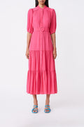 Celma Long Dress - Fuchsia