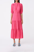 Celma Long Dress - Fuchsia
