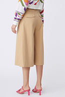 Pantalones cropped Jalil - Camel