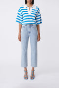 High-Waist 7/8 Jeans Rambert - Blue