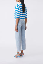 High-Waist 7/8 Jeans Rambert - Blue