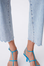 High-Waist 7/8 Jeans Rambert - Blue