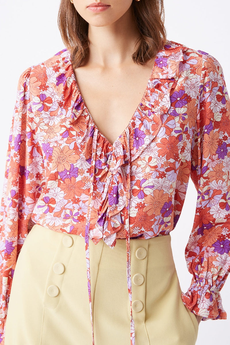 Livia Blouse - Orange