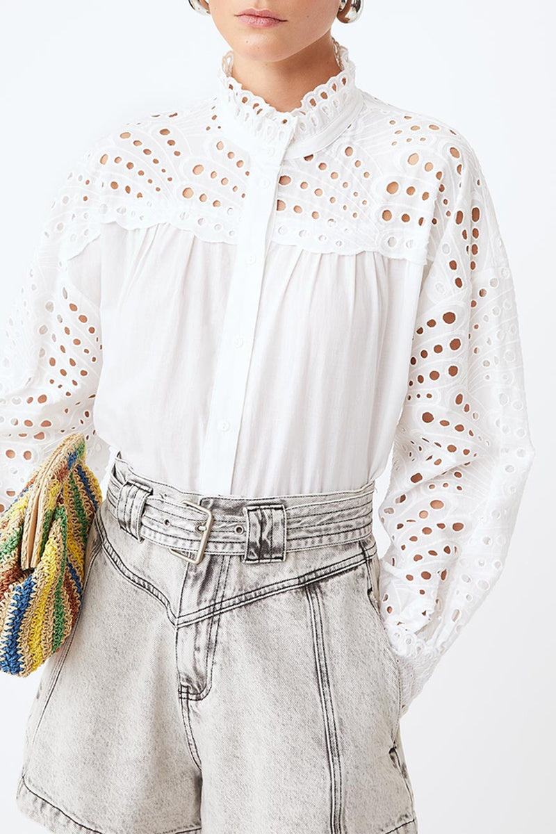 Blusa Leona - Blanco