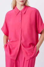 Lorline Blouse - Fuchsia