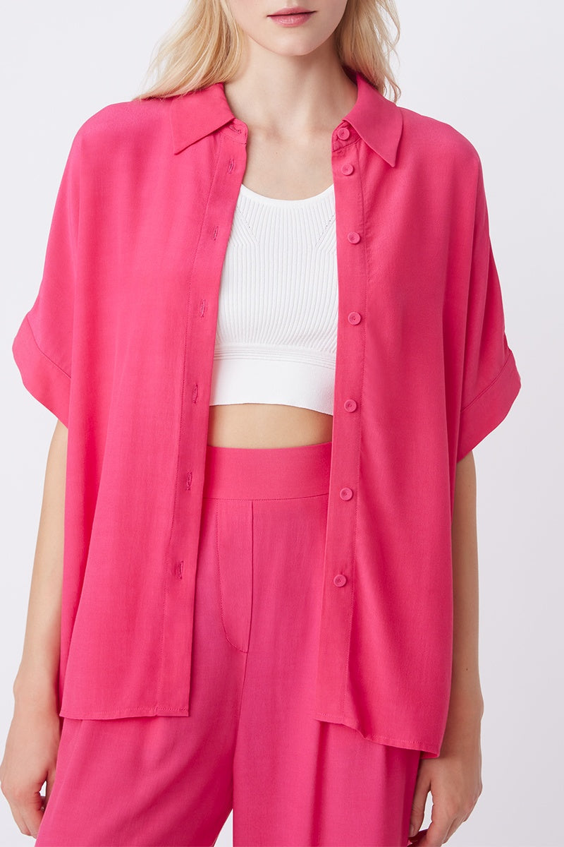 Lorline Blouse - Fuchsia