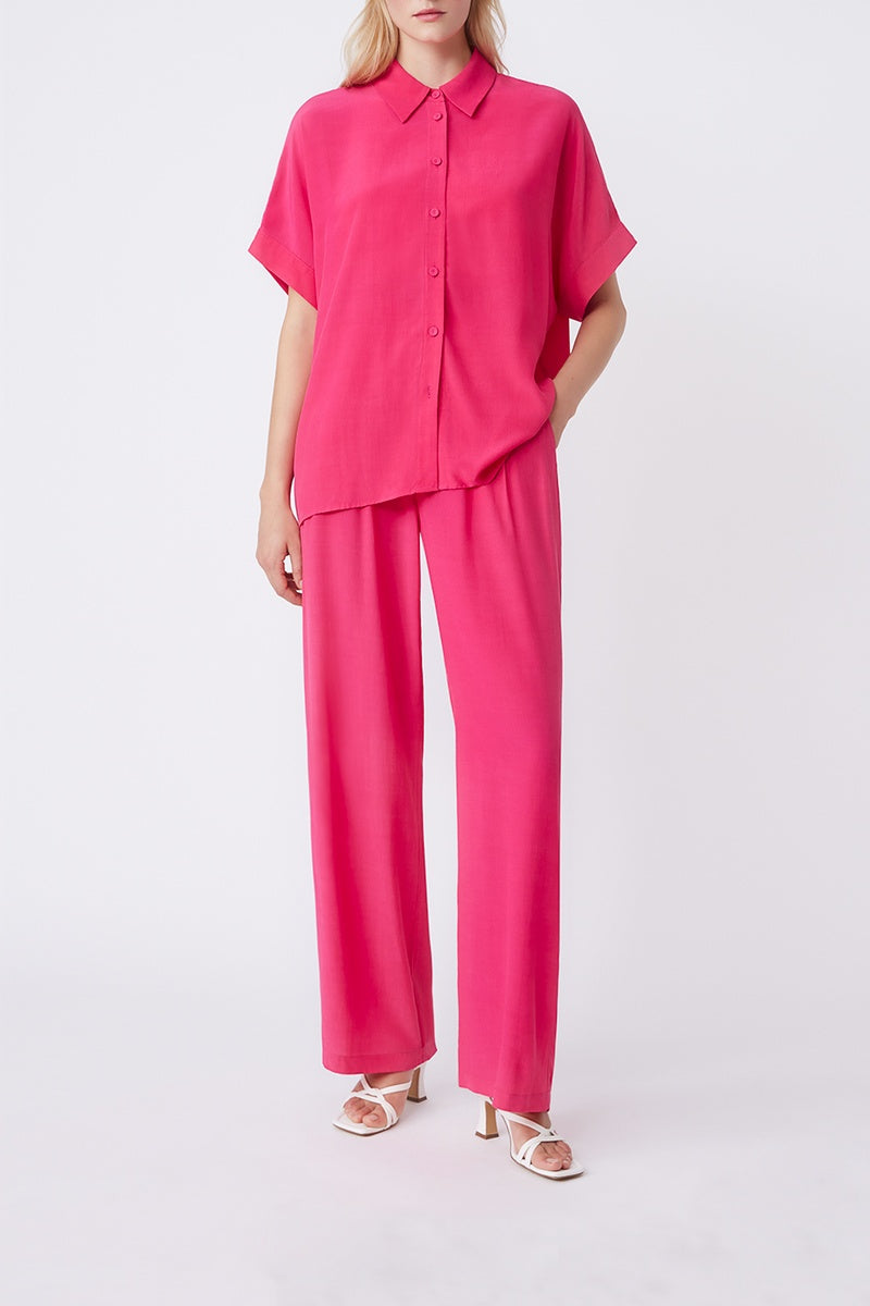 Lorline Blouse - Fuchsia