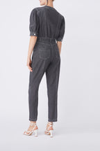 Tifany Denim Jumpsuit - Anthracite