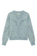 Pull Philo - Bleu Chiné