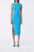 Charliz Midi Dress - Blue