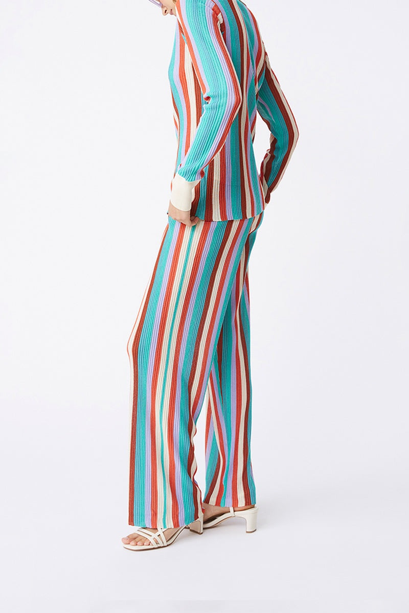 Pantalón de Cintura Alta Jaime - Rojo
