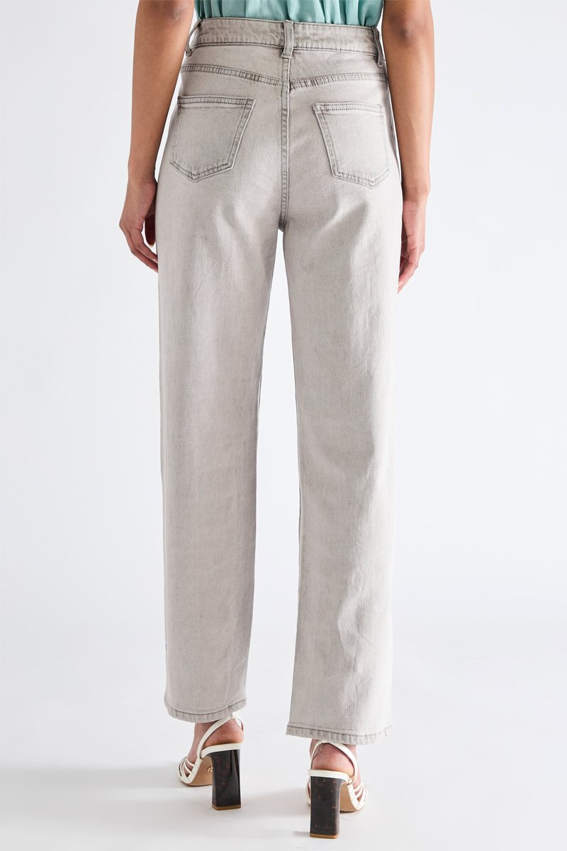 Ryan High-Waist Jeans - Grey