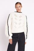 Berenice - High-Neck Jumper - Off White