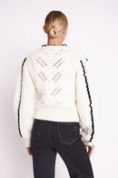Pull Col Montant - Off White