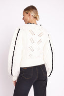 Pull Col Montant - Off White