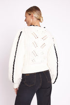 Berenice - High-Neck Jumper - Off White